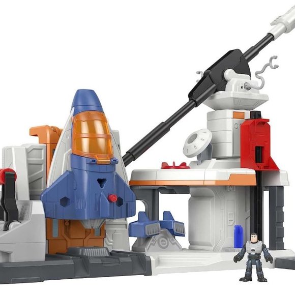 Fisher-Price and Pixar Lightyear Playset, Imaginext Lift & Launch Star Command - Picture 3 of 5